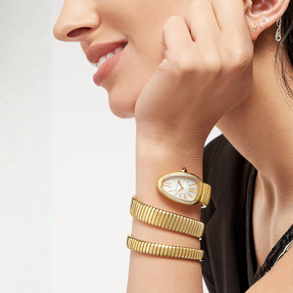 B V L. | Snake Watch Gold