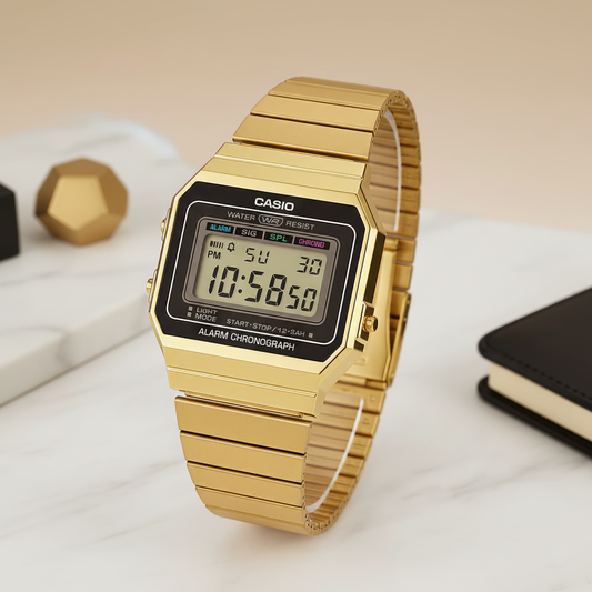 Classic Noir Vintage Watch