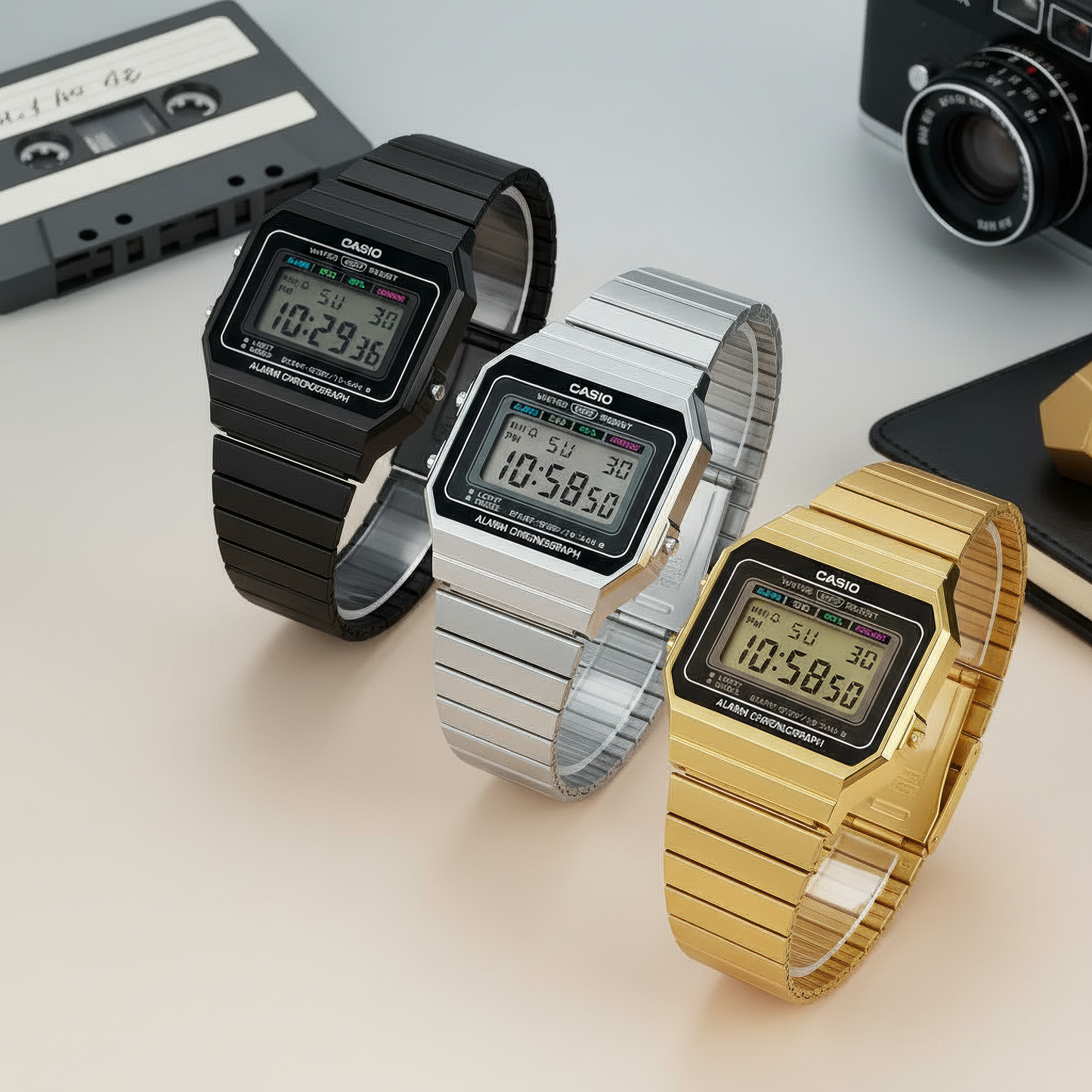 Classic Noir Vintage Watch