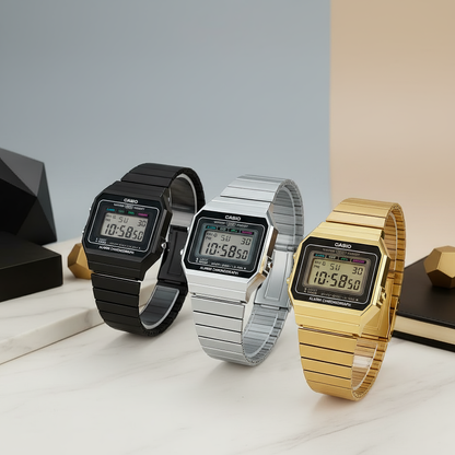 Classic Noir Vintage Watch