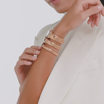 B V L. | Snake Watch Gold Rosegold