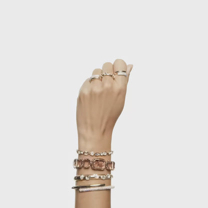 Octagon Crystal Bracelet Watch